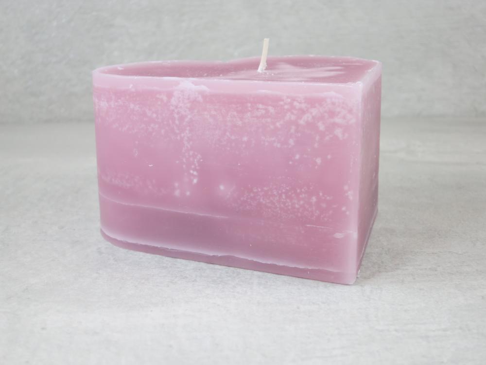 Herzkerze Dochtkerze Trend Indoor, antikrosa, 25 Stunden, Kerzen Wenzel