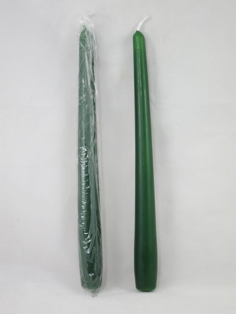 Spitzkerzen 250/23, Farbe grün, 12 Stück, Kerzen Wenzel