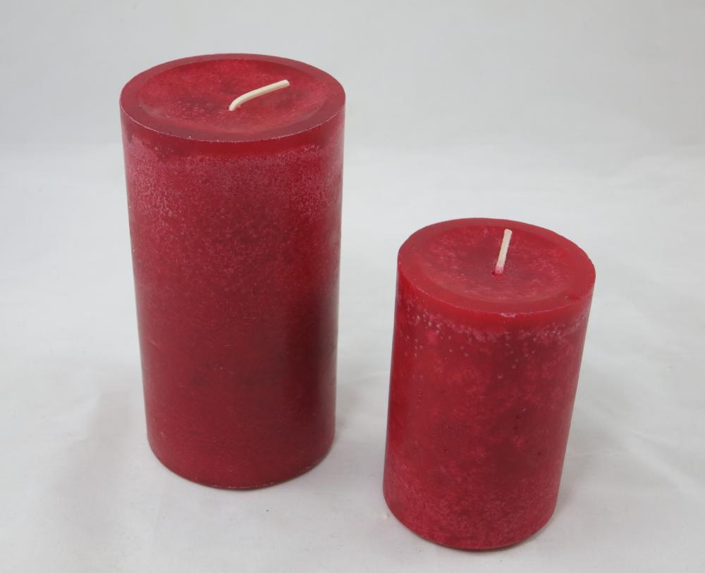 Kerze TREND Safe Candle, Farbe karminrot, Kerzen Wenzel