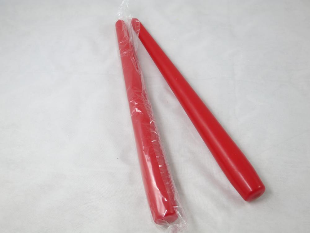 Spitzkerzen 250/23, Farbe rubin, 2 Stück, Kerzen Wenzel
