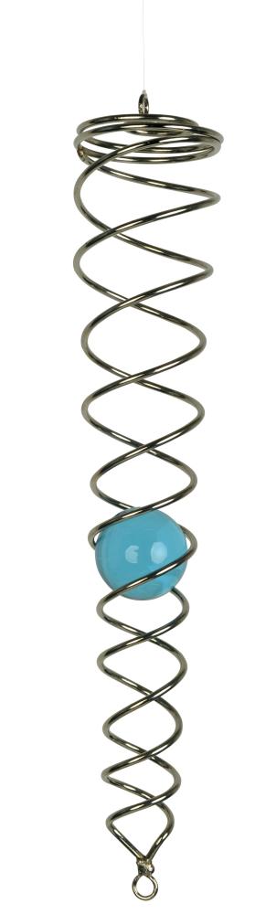 Kristallwirbel Glaskristall aqua, Höhe 30 cm, Wagner Life Design