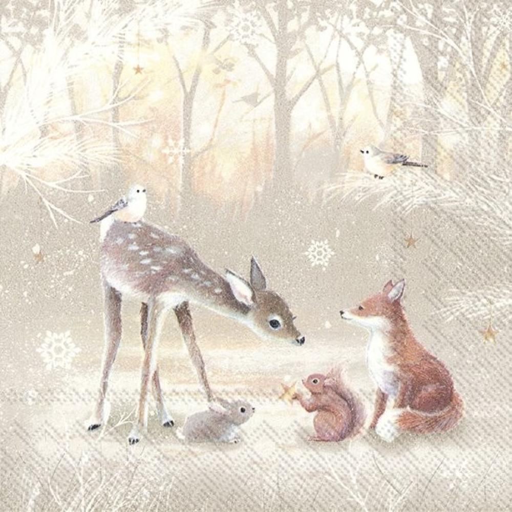 SILENT FOREST linen, Lunch Servietten, IHR Ideal Home Range