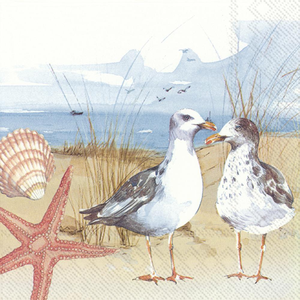 Seagulls at the Beach, Lunch Servietten, IHR Ideal Home Range