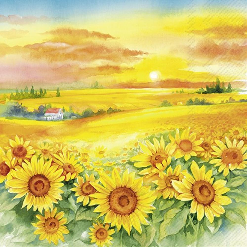 Servietten Lebensfreude, Joie de Vivre, Lunch Servietten, IHR Ideal Home Range