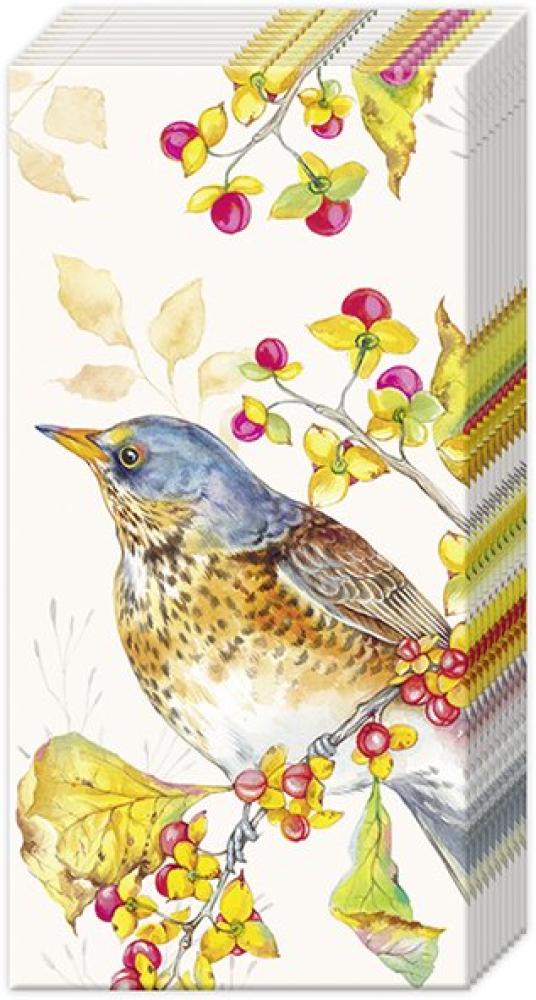 Papiertaschentücher AUTUMN BIRDS cream, IHR Ideal Home