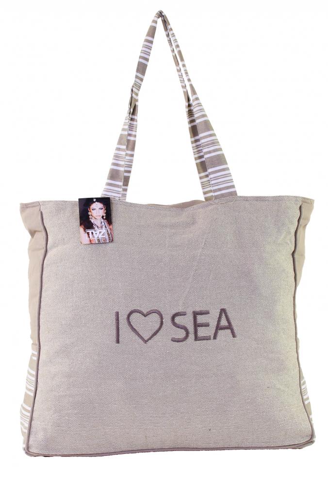 Tasche, Freizeittasche Shells, I love Sea, Kollektion Ocean