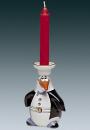 Kerzenhalter Pinguin Leuchter, Adam und Ziege