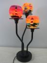 Lampe Leuchtglas Standleuchter zum selbst gestalten für Leuchtgläser, 3armig, Hellmann